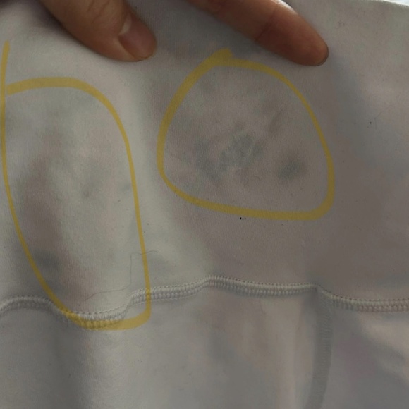 Alo Yoga 7/8 High-Waist Airbrush Legging White XS - Picture 5 of 7